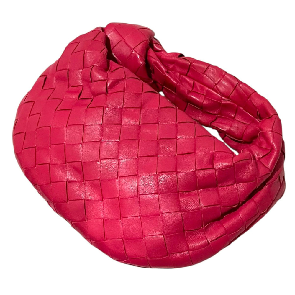Bottega Veneta Jodie Intrecciato Hobo Bag Leather Pink